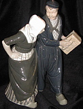 Meissen figural group Z193 of Dutch Couple with Accordion by Lange