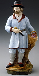 Russian Imperial Porcelain Factory Figure of Finn. People of Russia series. Rachette