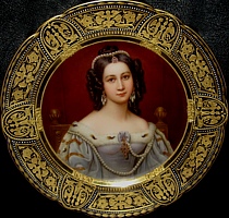 In her costume of Wallenstein's daughter 