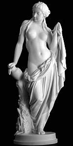 Minton Parian Figure of Ondine by Klagman